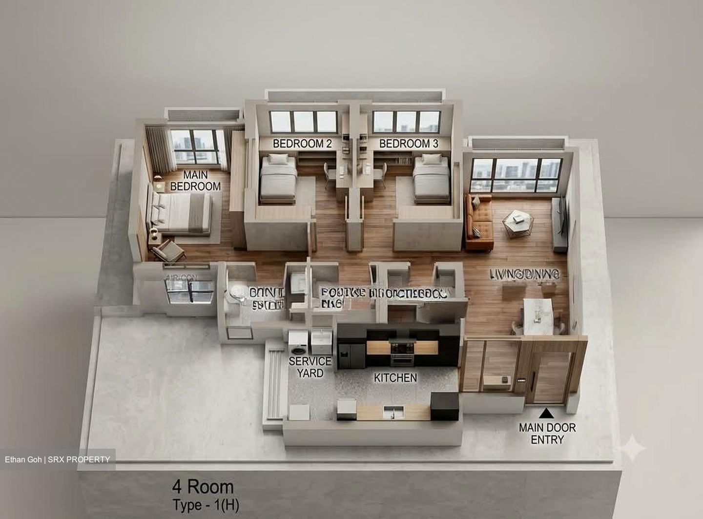 Blk 479C Valley Spring @ Yishun (Yishun), HDB 4 Rooms #568313651